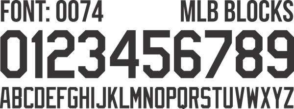 FONT MLB 0074