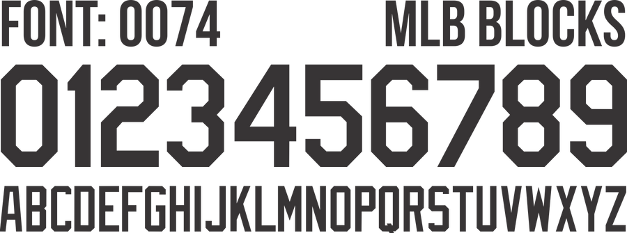 FONT MLB 0074