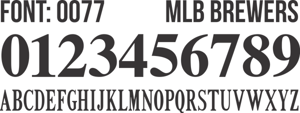 FONT MLB 0077