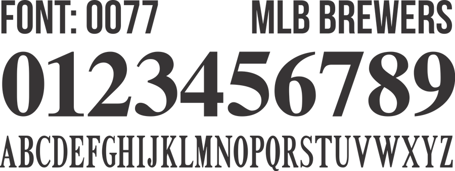FONT MLB 0077