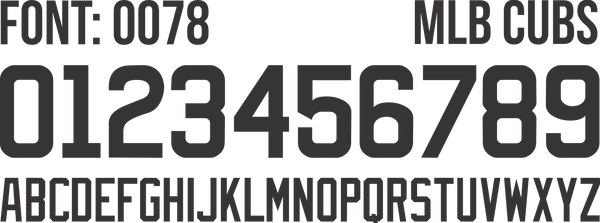 FONT MLB 0078