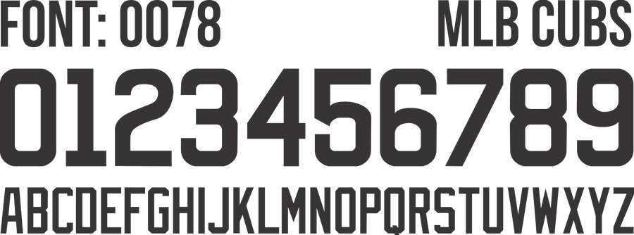 FONT MLB 0078