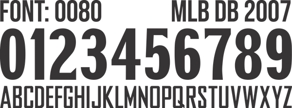 FONT MLB 0080