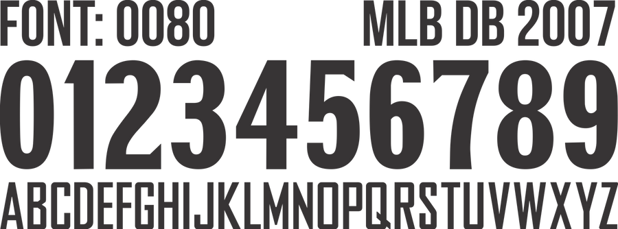 FONT MLB 0080