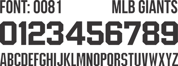 FONT MLB 0081