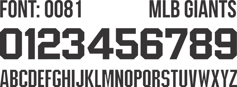 FONT MLB 0081