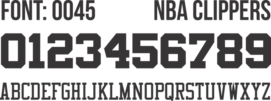 FONT NBA 0045