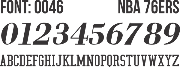 FONT NBA 0046