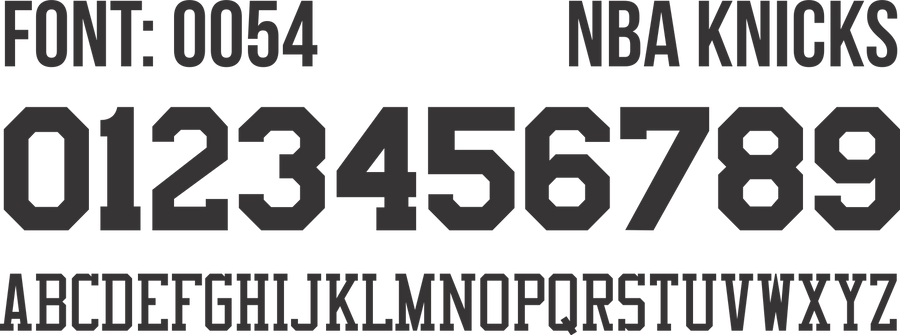 FONT NBA 0054