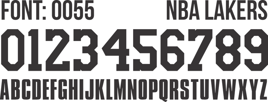 FONT NBA 0055