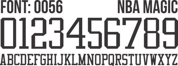 FONT NBA 0056