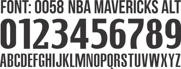 FONT NBA 0058