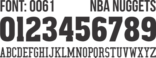 FONT NBA 0061