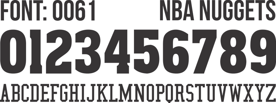 FONT NBA 0061