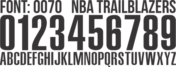 FONT NBA 0070