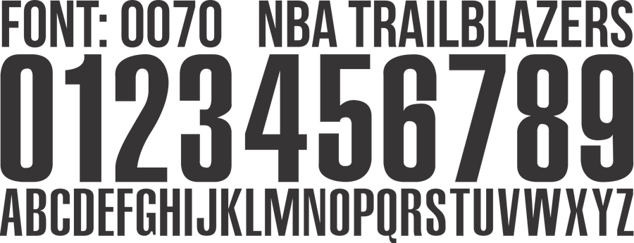 FONT NBA 0070