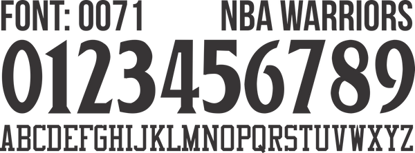 FONT NBA 0071