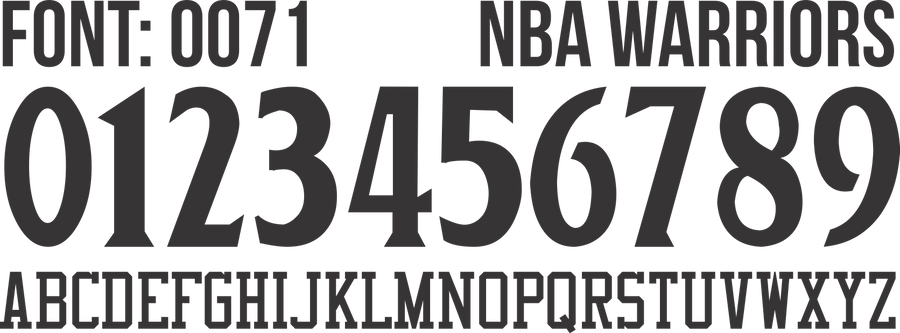 FONT NBA 0071