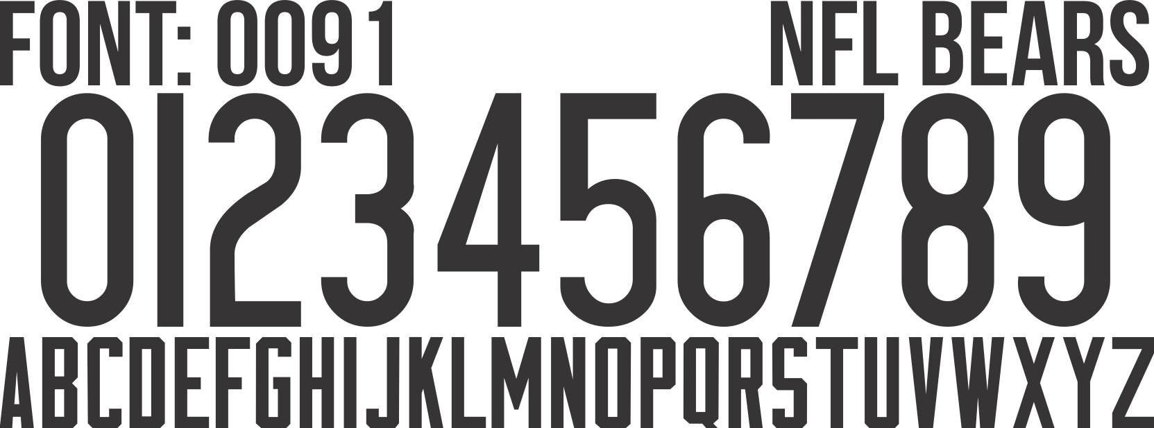 FONT NFL 0091