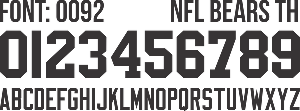 FONT NFL 0092