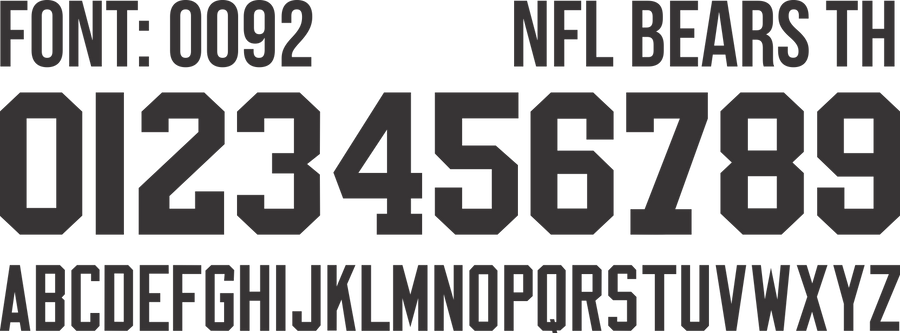 FONT NFL 0092
