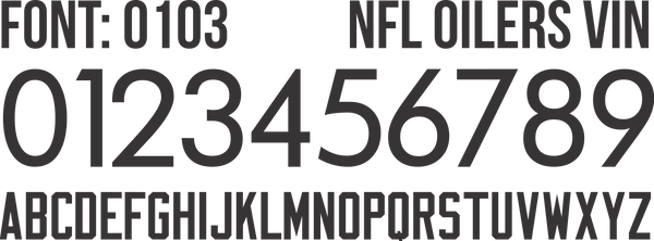 FONT NFL 0103