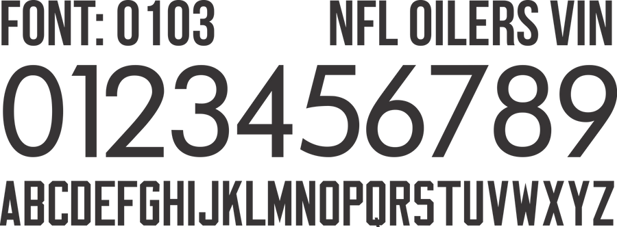 FONT NFL 0103