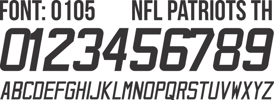 FONT NFL 0105