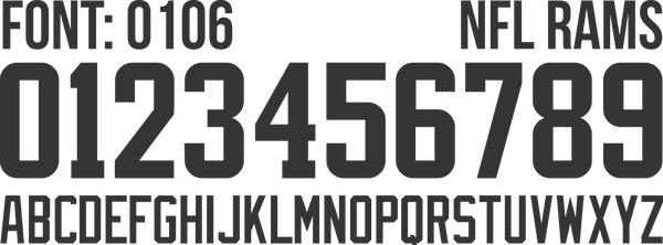 FONT NFL 0106