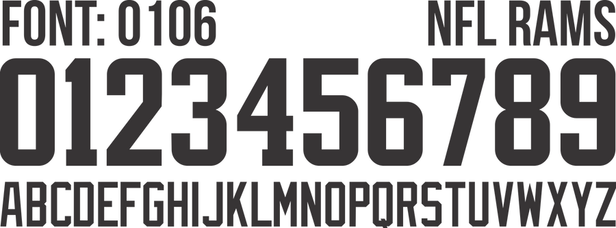 FONT NFL 0106
