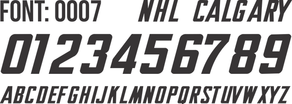 FONT NHL 0007