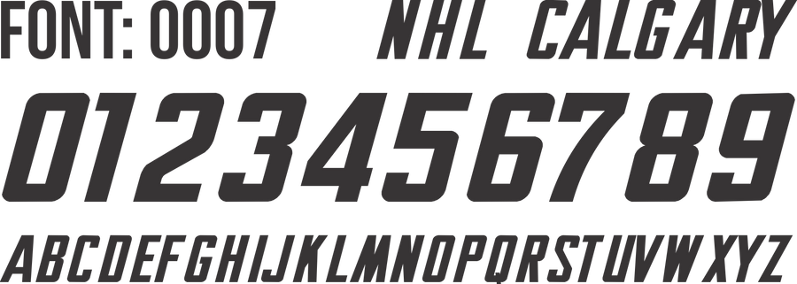 FONT NHL 0007