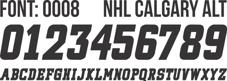 FONT NHL 0008