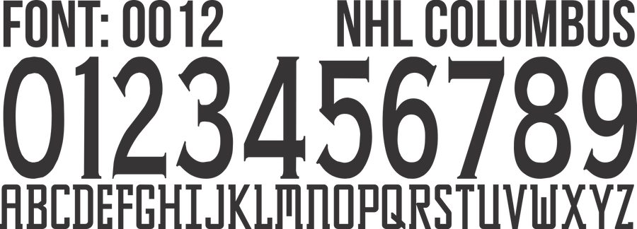FONT NHL 0012