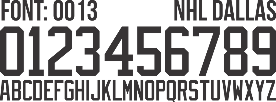FONT NHL 0013