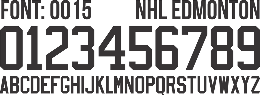 FONT NHL 0015