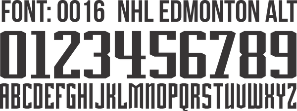 FONT NHL 0016