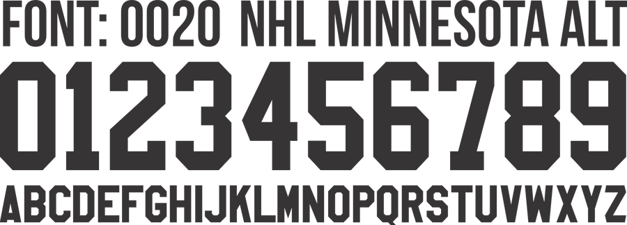 FONT NHL 0020