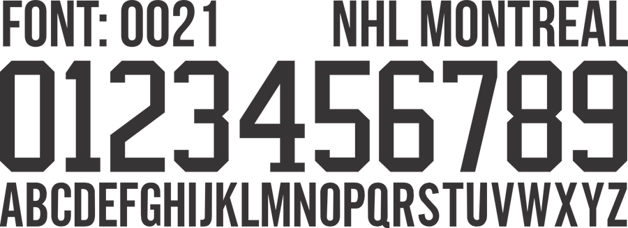 FONT NHL 0021
