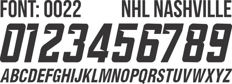 FONT NHL 0022