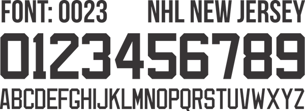 FONT NHL 0023