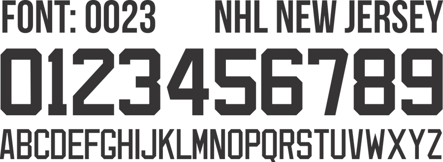 FONT NHL 0023