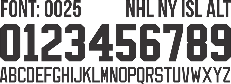 FONT NHL 0025