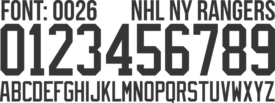 FONT NHL 0026