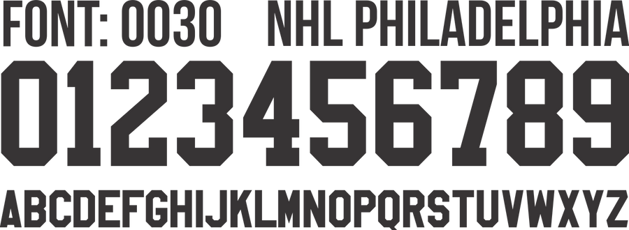 FONT NHL 0030
