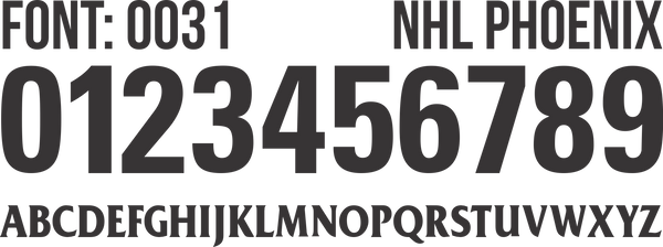 FONT NHL 0031