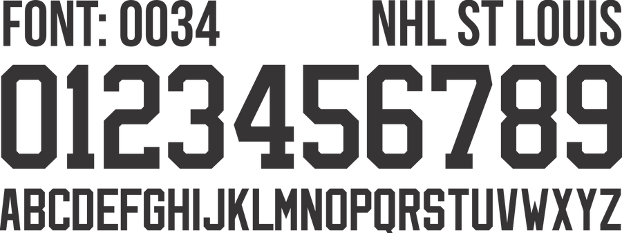 FONT NHL 0034