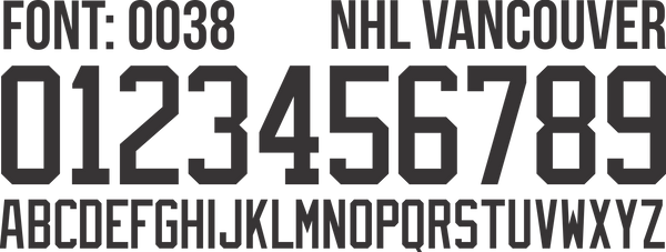 FONT NHL 0038