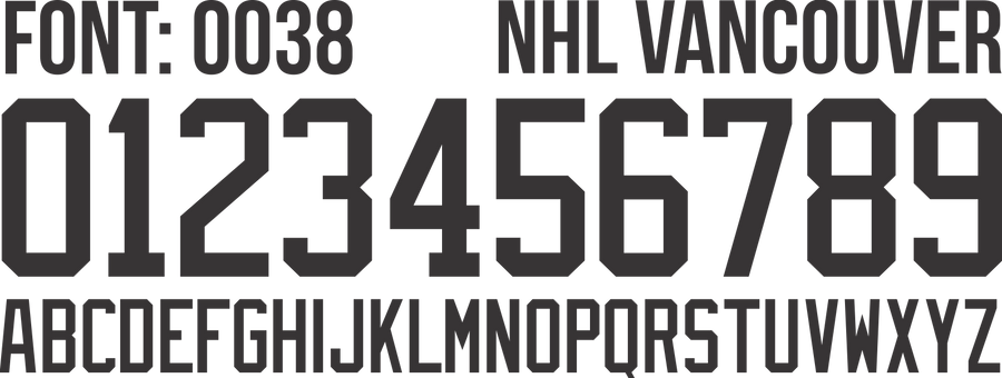 FONT NHL 0038