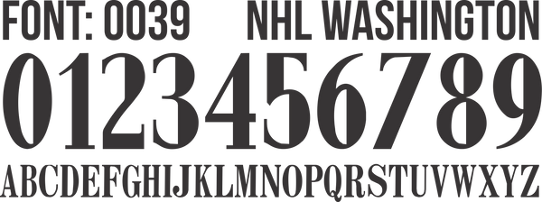 FONT NHL 0039